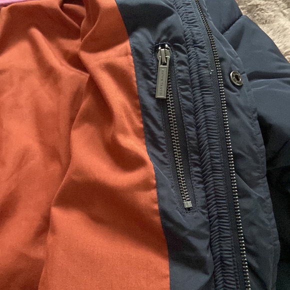 Native youth navy and white Sherpa puffer coat XL NWT - Picture 13 of 15